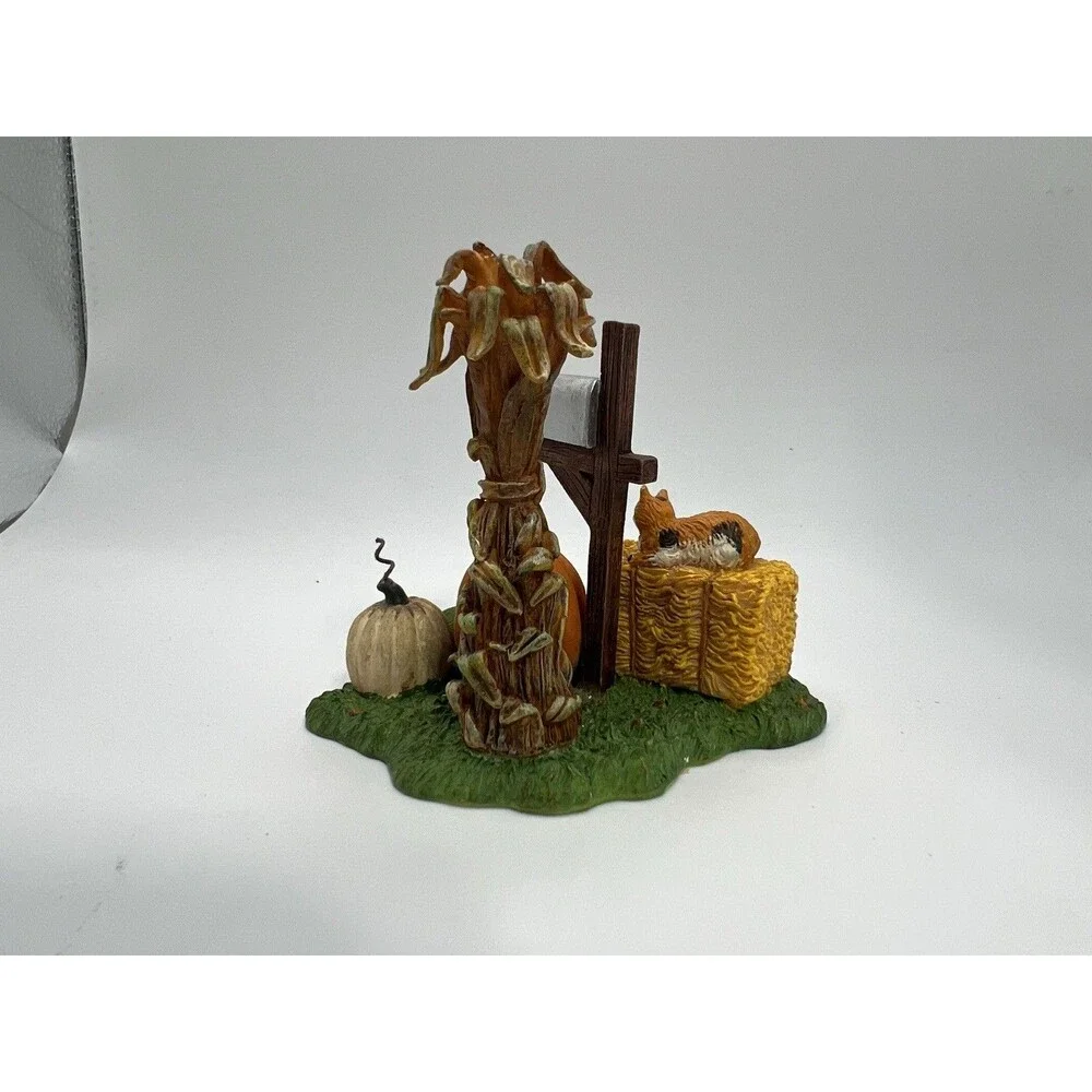 Department 56 Fall Village Halloween Series Harvest Mailbox ~Village Accessories